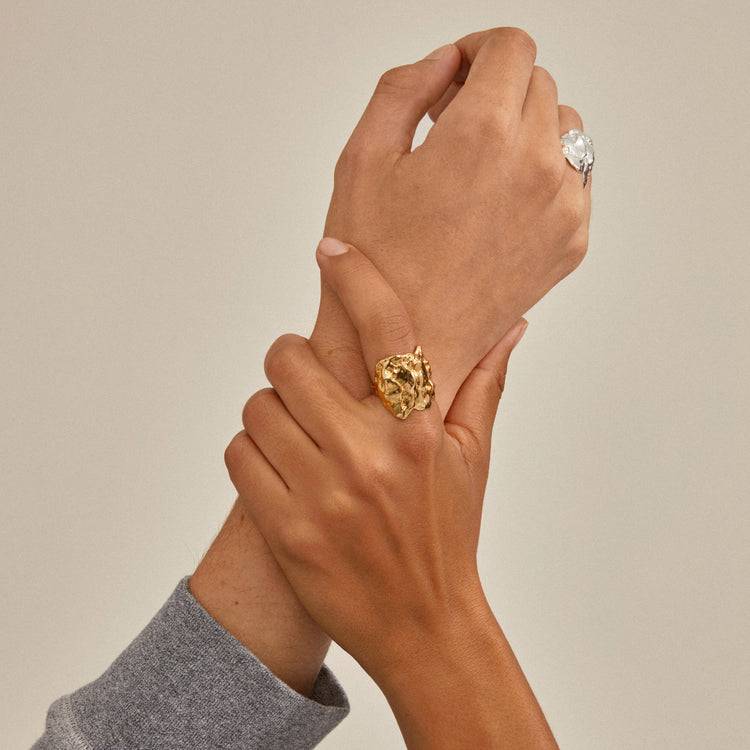 Pilgrim ORAH Recycelter Ring Versilbert