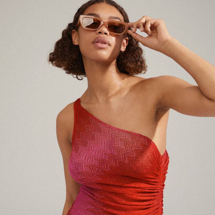 Pilgrim ORIANA Sonnenbrille Hellbraun