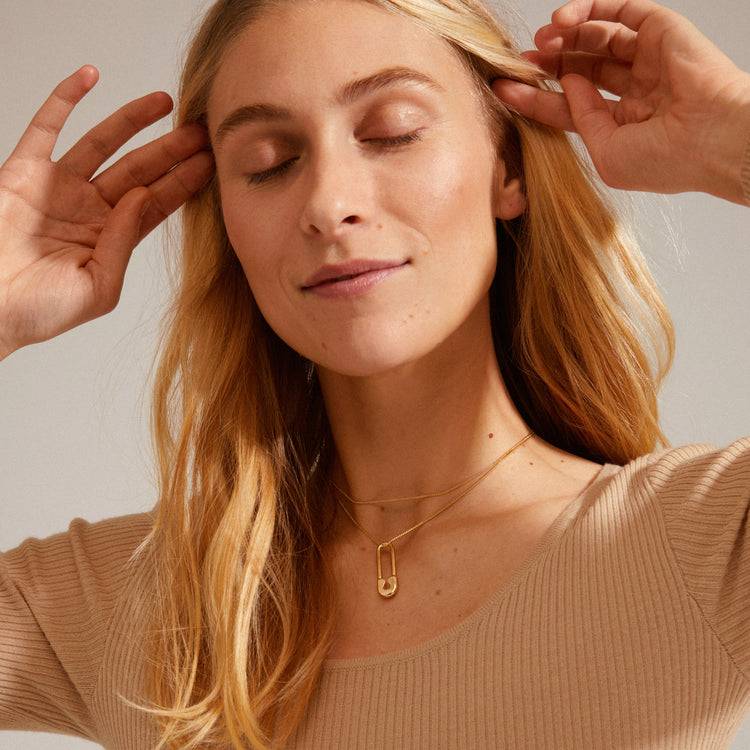 Pilgrim PACE Recycelte Halskette Vergoldet