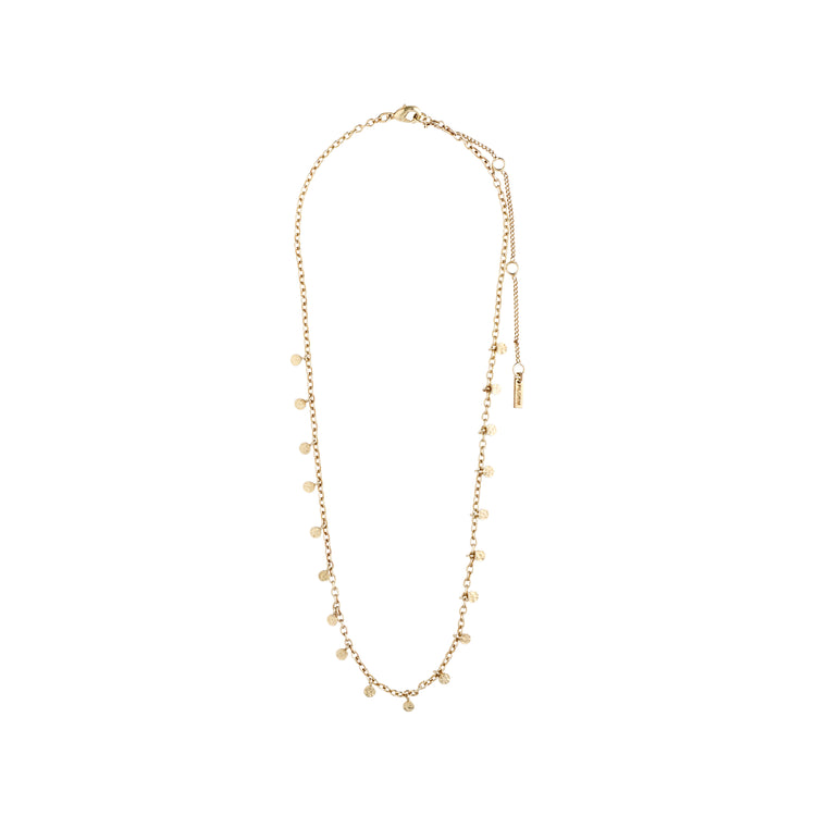 Pilgrim PANNA Recycelte Münzhalskette, Vergoldet