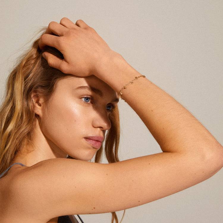 Pilgrim PANNA Recyceltes Münzarmband, Vergoldet