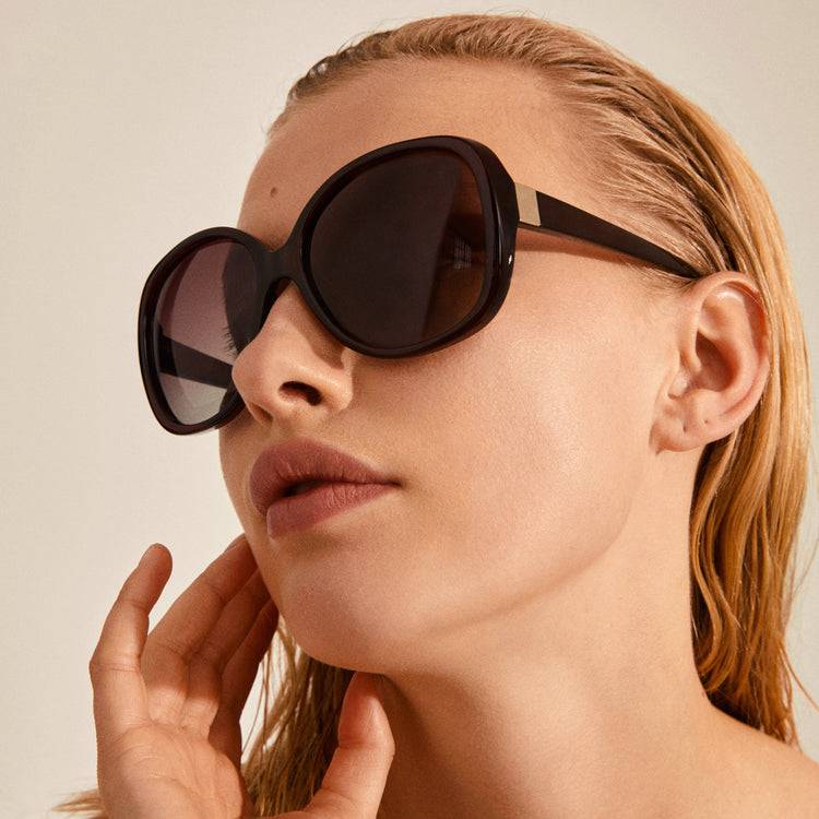 Pilgrim PARKER Oversized-Retro-Sonnenbrille, Braun