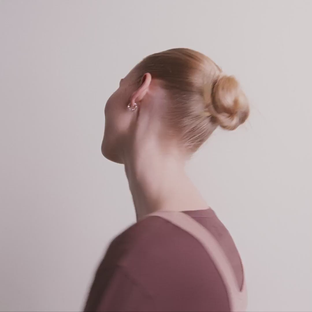 Pilgrim PENELOPE Recycelte Ohrringe Versilbert