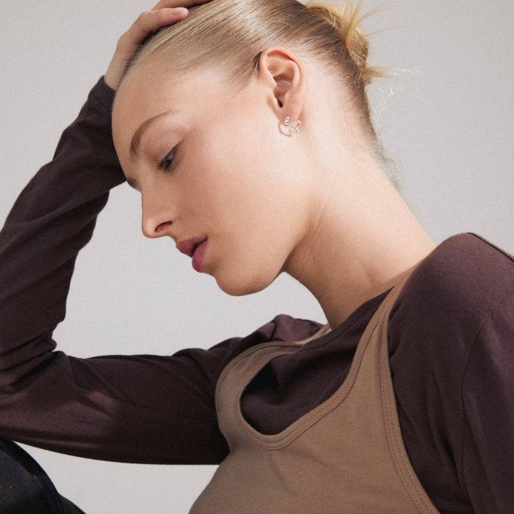 Pilgrim PENELOPE Recycelte Ohrringe Versilbert