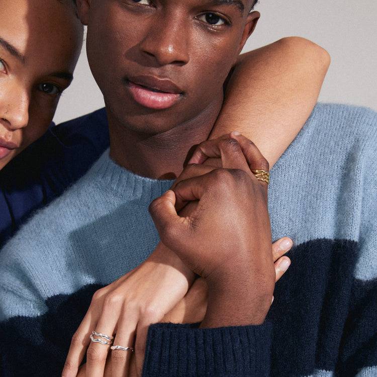 Pilgrim PENELOPE Recycelter Ring Versilbert