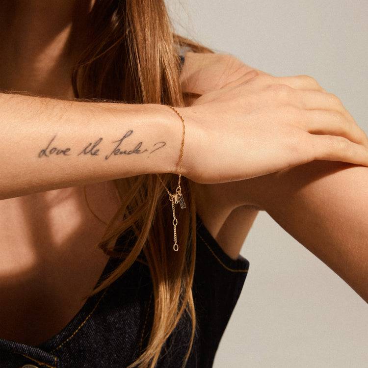 Pilgrim PERI Recyceltes Twirl-Armband, Vergoldet