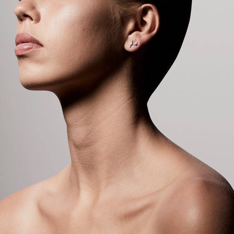 Pilgrim PERLA Multi Ohrringe, Versilbert