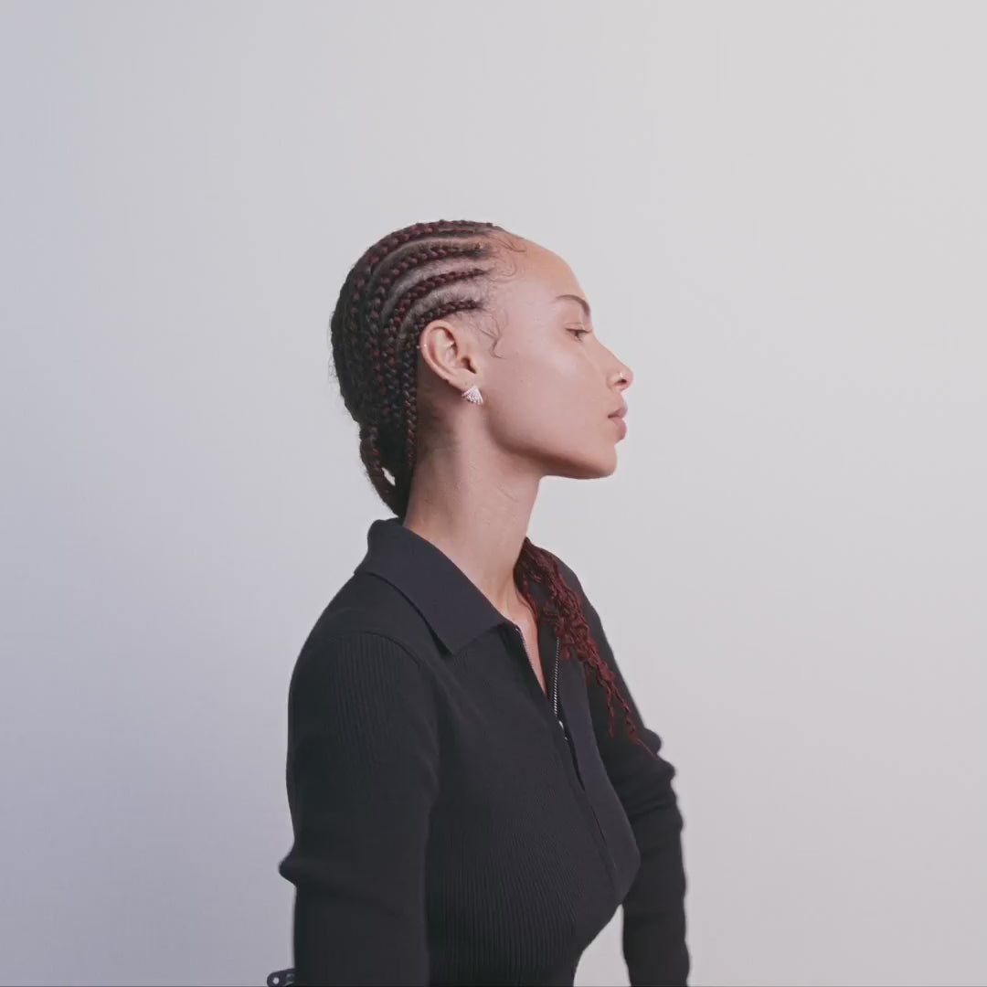 Pilgrim PRISCILLA Recycelte Ohrringe Versilbert