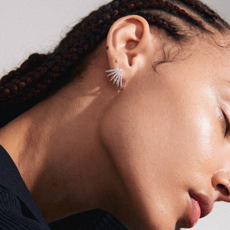 Pilgrim PRISCILLA Recycelte Ohrringe Versilbert