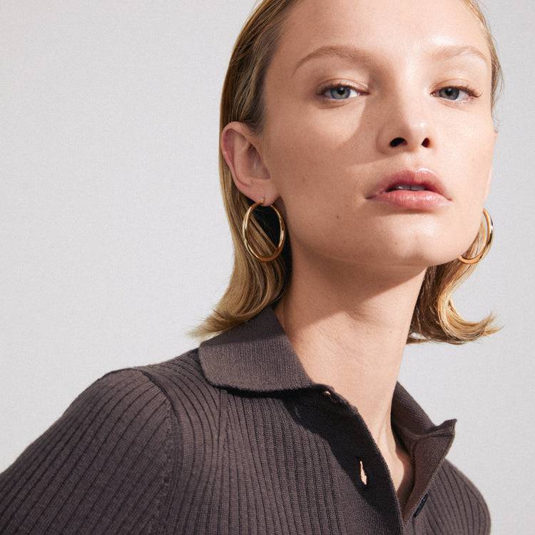 Pilgrim PRIYA Recycelte Creolen Vergoldet