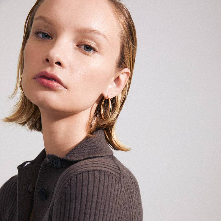 Pilgrim PRIYA Recycelte Creolen Vergoldet