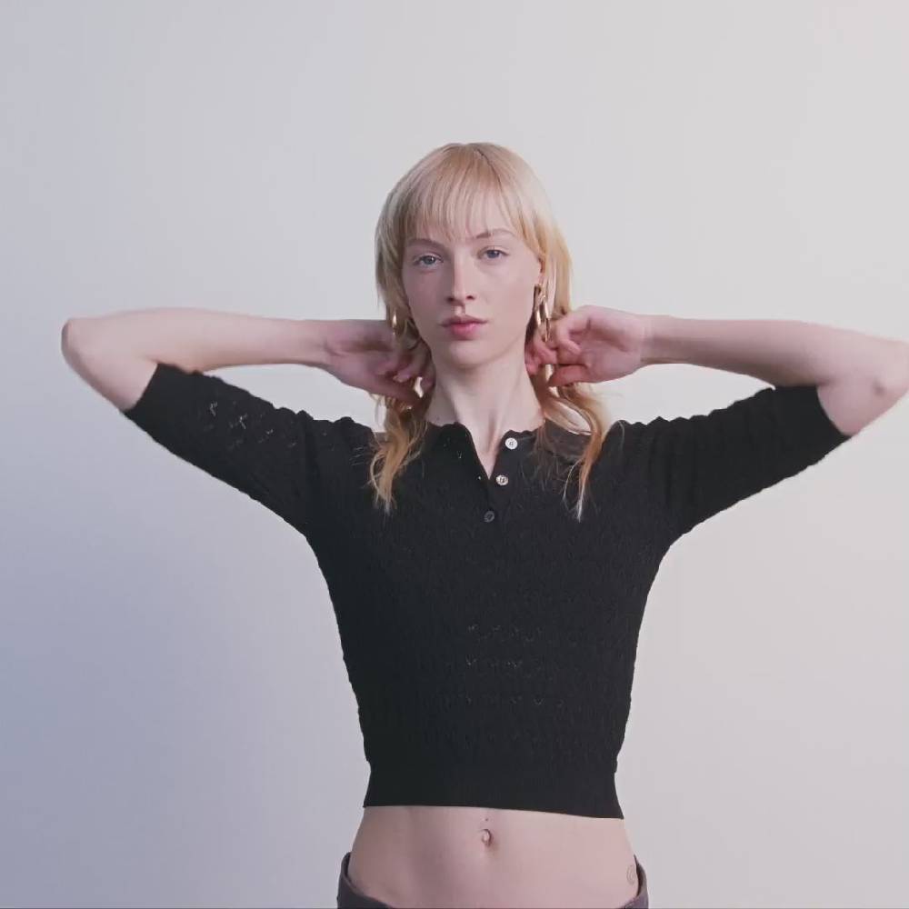 Pilgrim PRIYA Recycelte Große Creolen Vergoldet