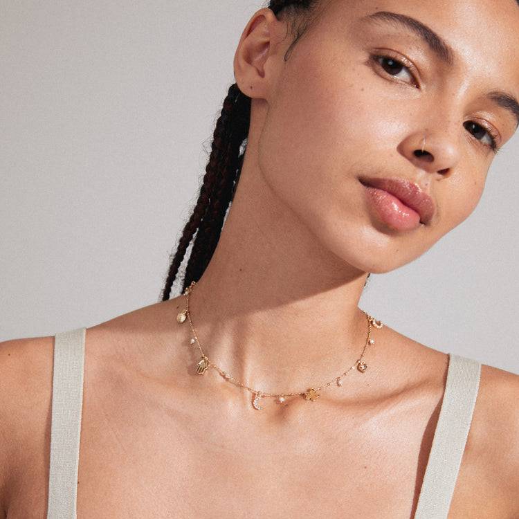 Pilgrim PRUCENCE Recycelte Halskette Vergoldet