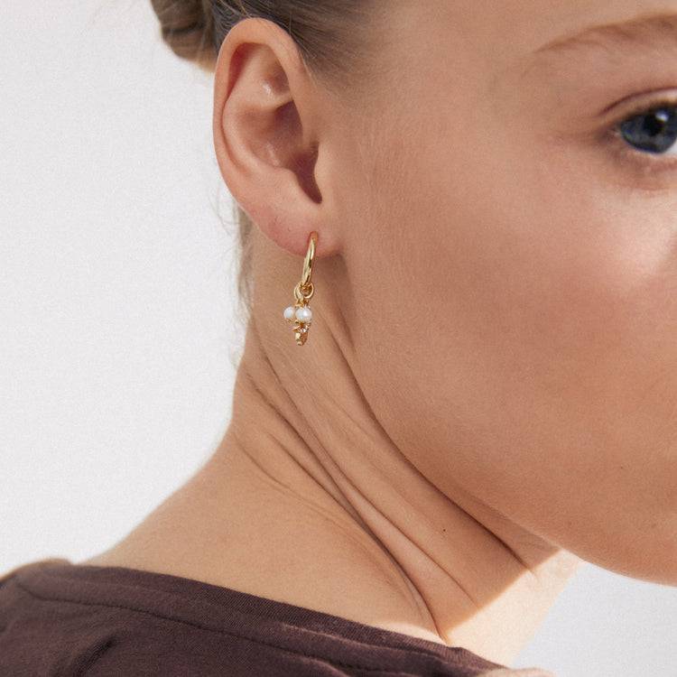 Pilgrim PRUCENCE Recycelte Ohrringe Vergoldet