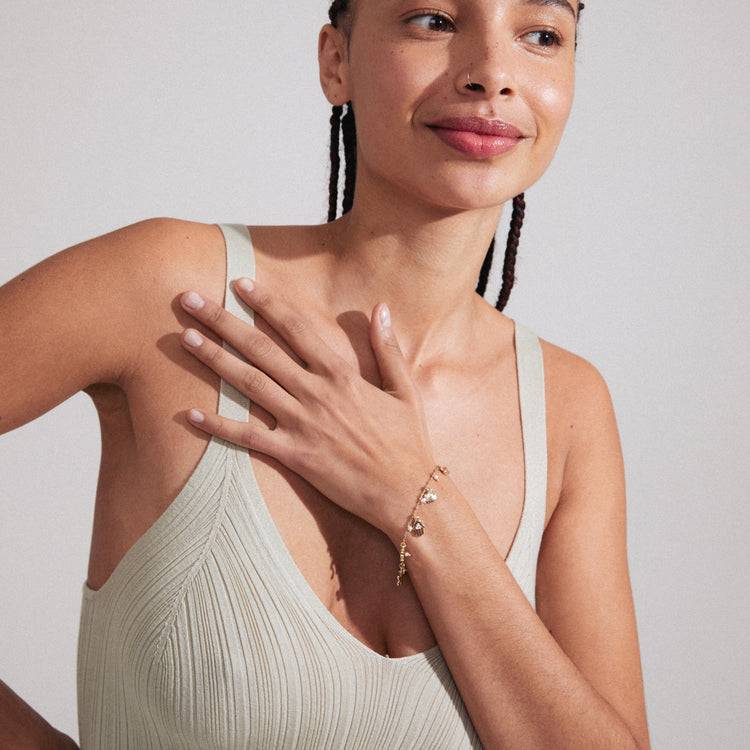 Pilgrim PRUCENCE Recyceltes Armband Vergoldet