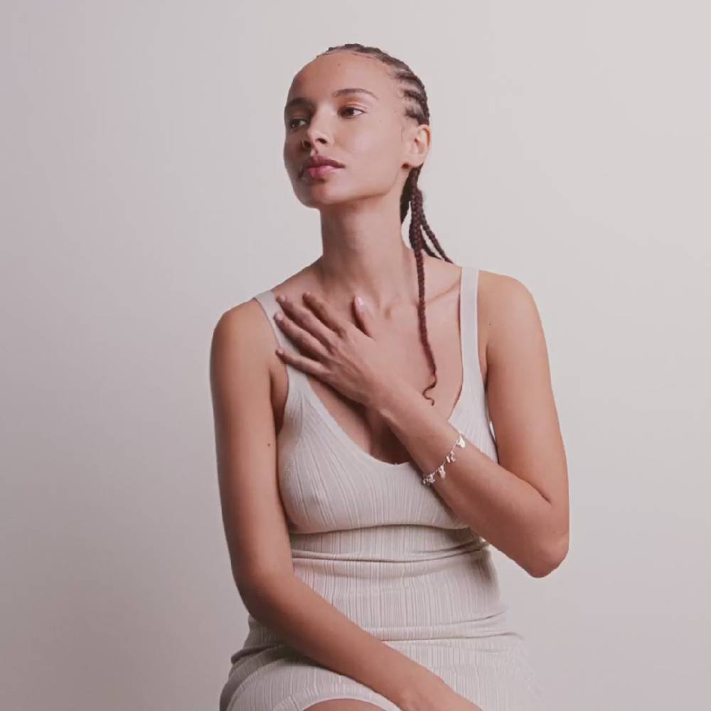 Pilgrim PRUCENCE Recyceltes Armband Versilbert