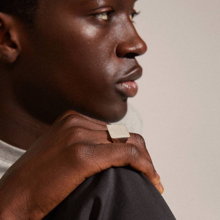 Pilgrim PULSE Recycelter Siegelring Versilbert