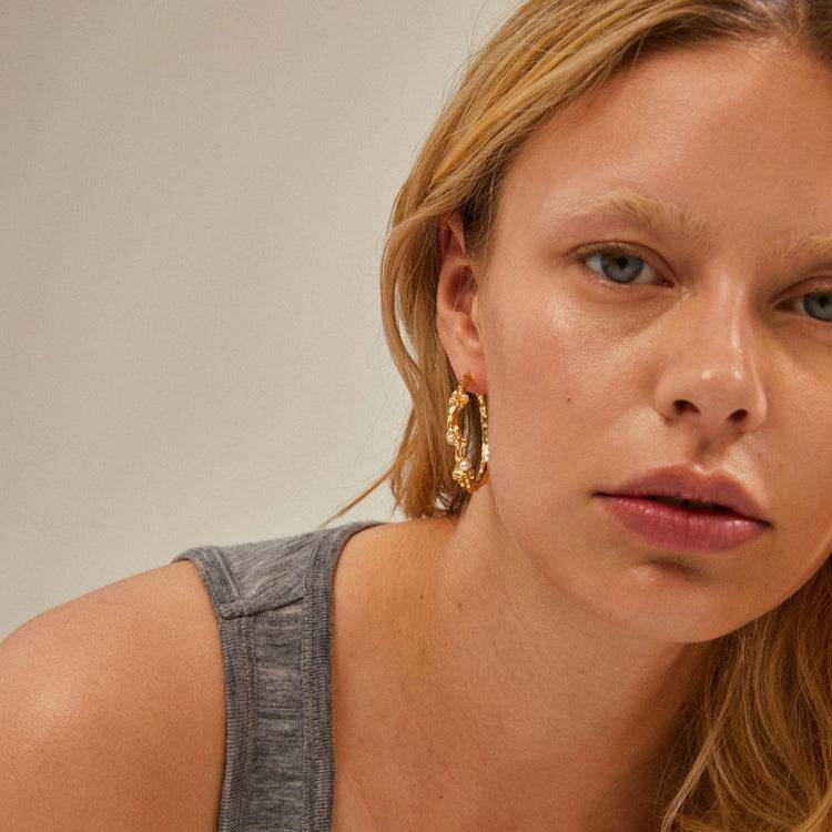 Pilgrim RAELYNN Recycelte Hoops Vergoldet