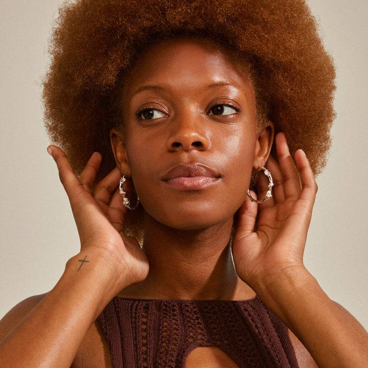 Pilgrim RAELYNN Recycelte Hoops Versilbert