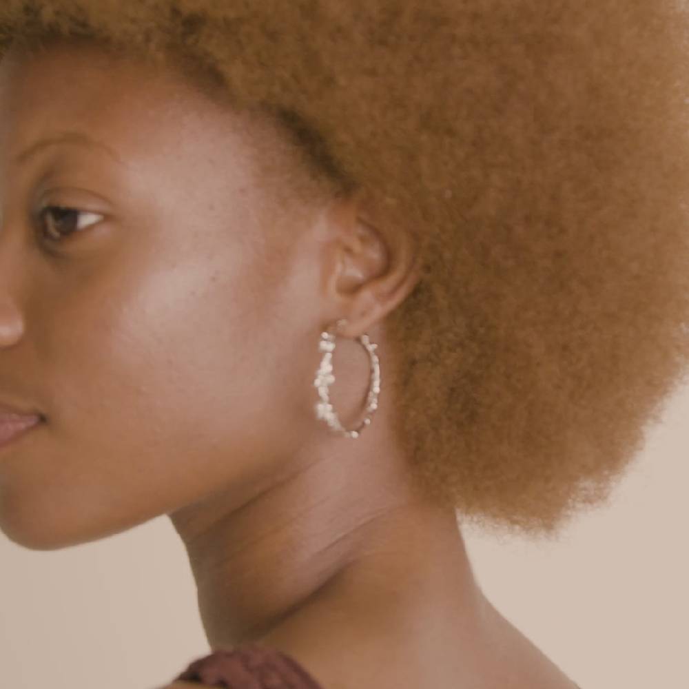 Pilgrim RAELYNN Recycelte Hoops Versilbert