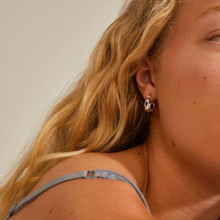 Pilgrim RANI Recycelte Ohrringe Versilbert