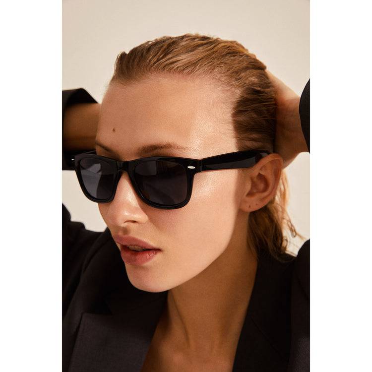 Pilgrim REESE Sonnenbrille Im Retro-Stil Schwarz