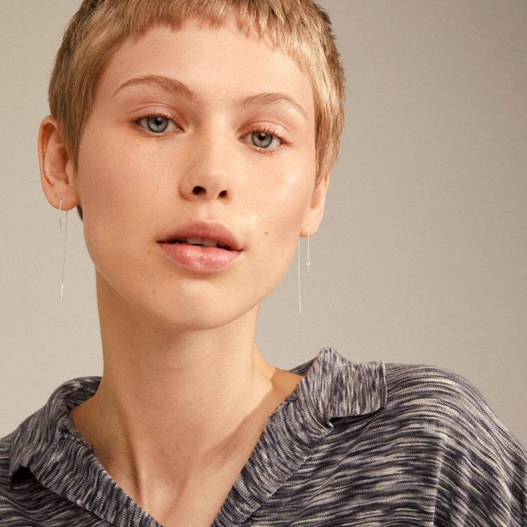 Pilgrim REGINA Kettchenohrringe, Versilbert