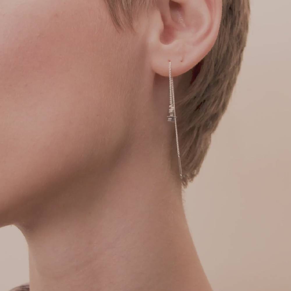 Pilgrim REGINA Kettchenohrringe, Versilbert