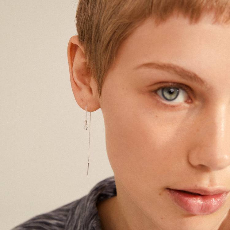 Pilgrim REGINA Kettchenohrringe, Versilbert