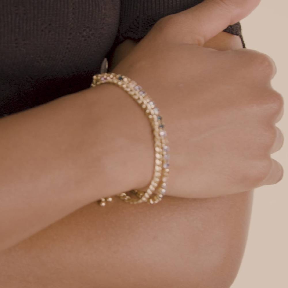 Pilgrim REIGN Armband, 2-in-1-Set, Vergoldet