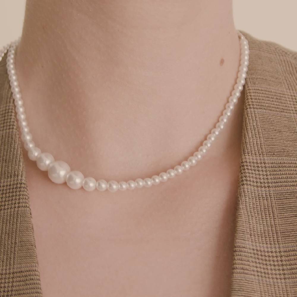 Pilgrim RELANDO Perlenkette Versilbert