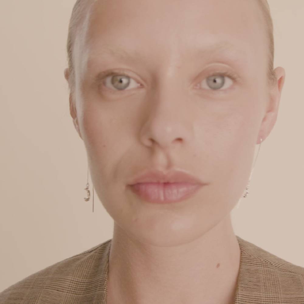 Pilgrim REMY Recycelte Kettenohrringe Versilbert