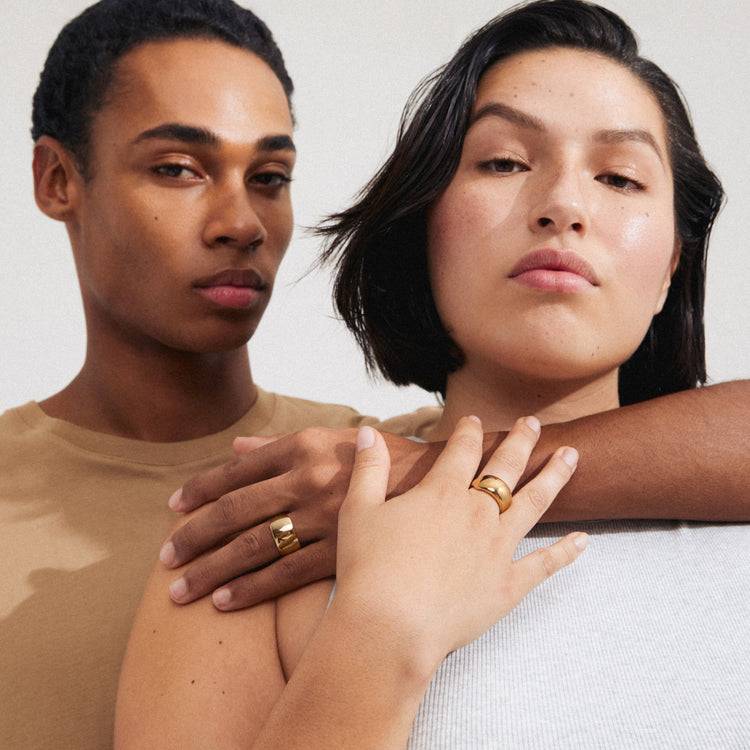 Pilgrim RENE Recycelter Ring Vergoldet