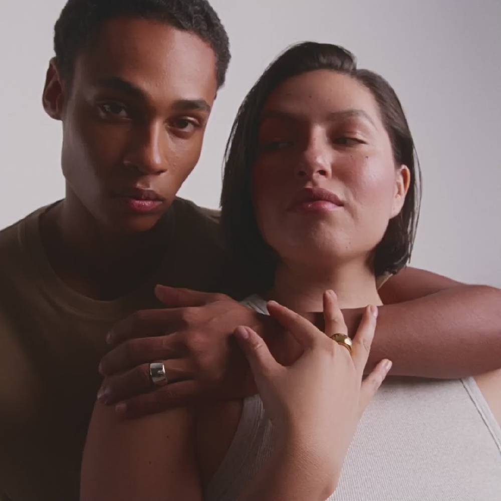 Pilgrim RENE Recycelter Ring Vergoldet