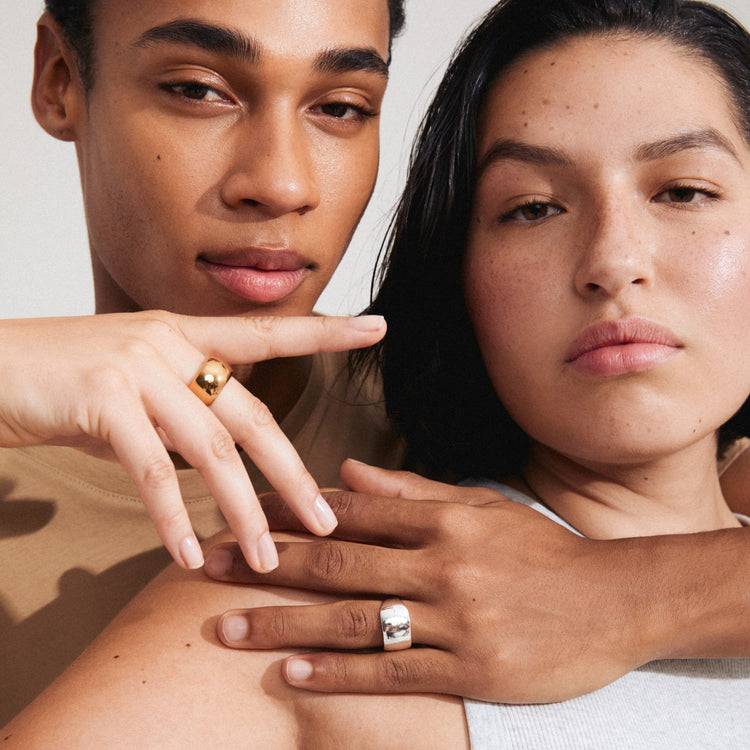 Pilgrim RENE Recycelter Ring Vergoldet