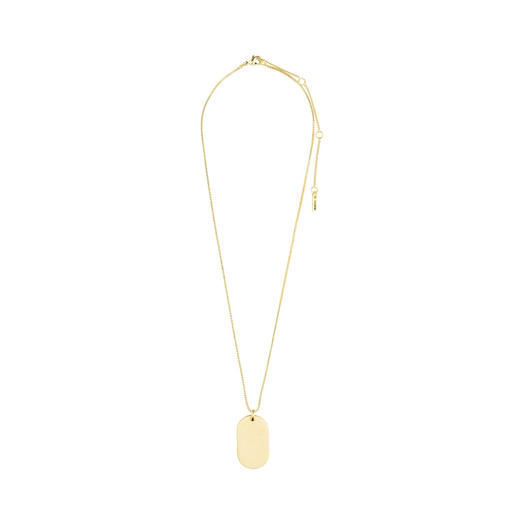 Pilgrim RESTORATION Dog-Tag-Halskette Vergoldet