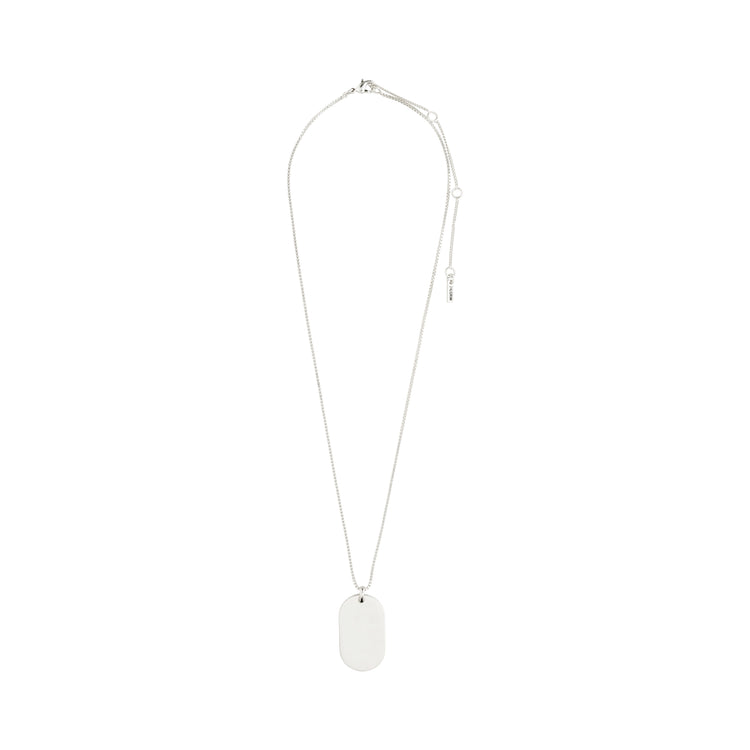 Pilgrim RESTORATION Dog-Tag-Halskette Versilbert