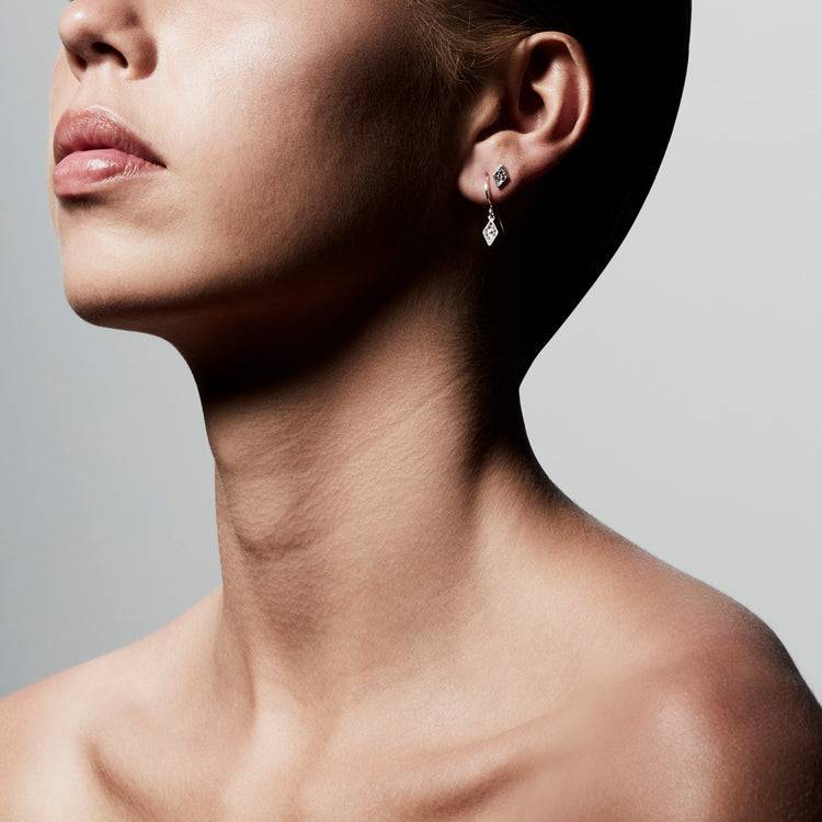 Pilgrim REYNA Kristallohrringe, Versilbert