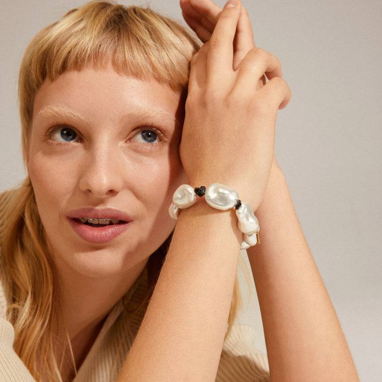 Pilgrim RHYTHM Perlenarmband Vergoldet