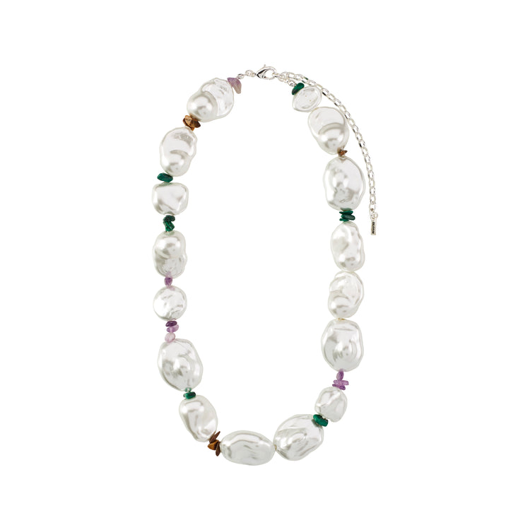 Pilgrim RHYTHM Perlenhalskette Versilbert