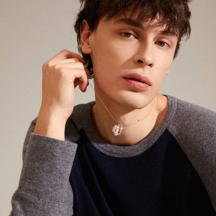 Pilgrim RHYTHM Recycelte Halskette Versilbert