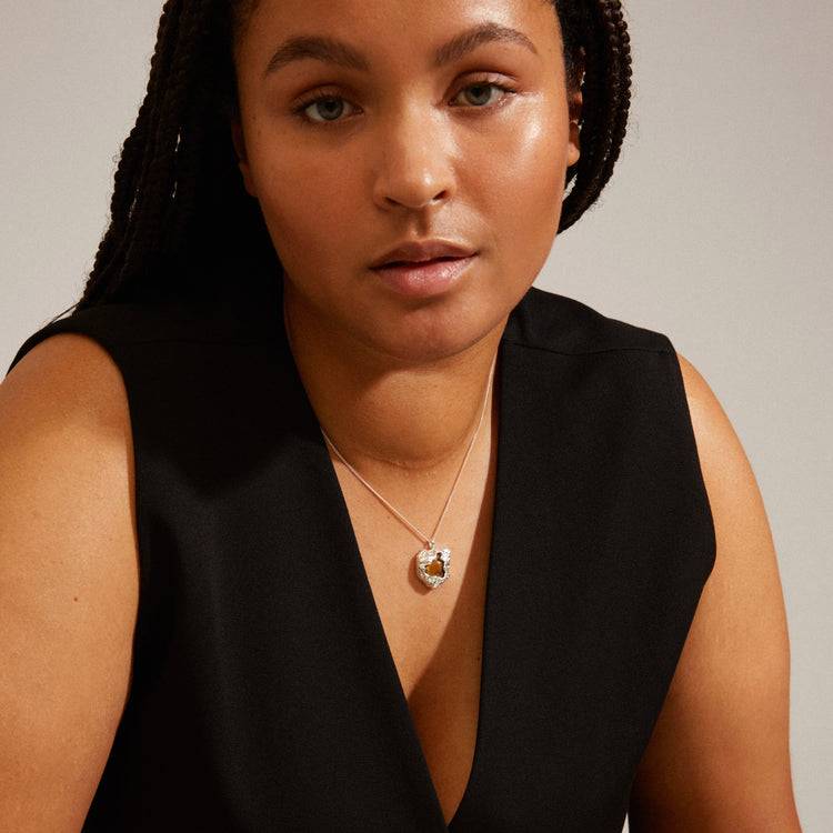 Pilgrim RHYTHM Recycelte Halskette Versilbert