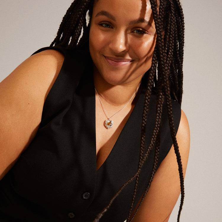 Pilgrim RHYTHM Recycelte Halskette Versilbert