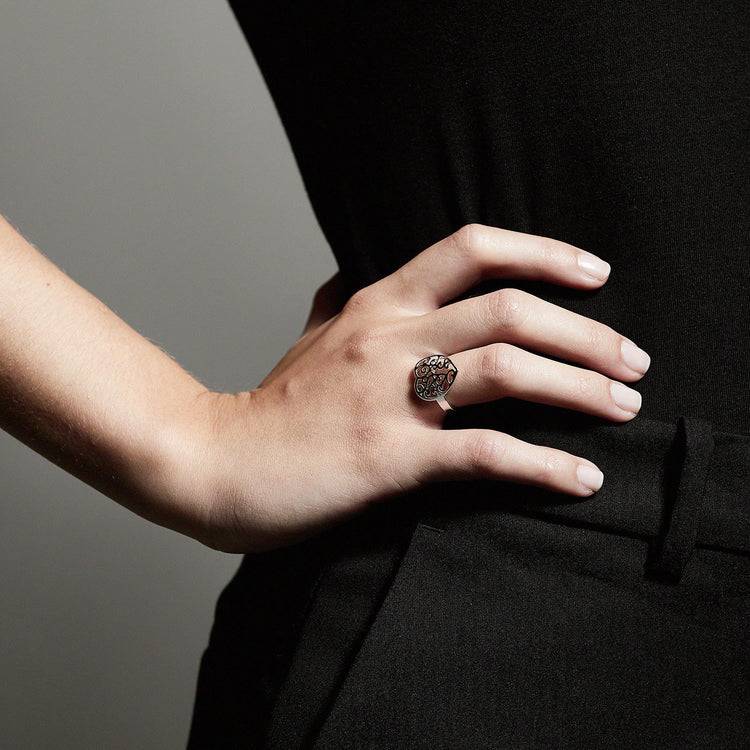 Pilgrim Ring : Felice : Versilbert