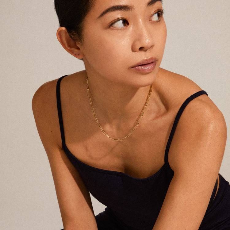 Pilgrim RONJA Recycelte Halskette, Vergoldet