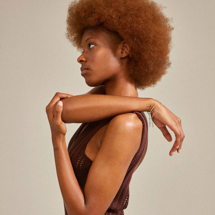 Pilgrim ROWAN Kristallarmband, 2-in-1, Versilbert