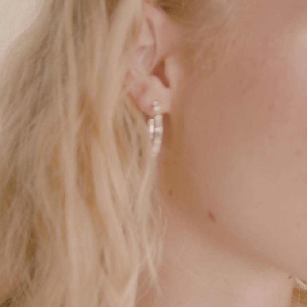 Pilgrim RUE Recycelte Hoops Versilbert