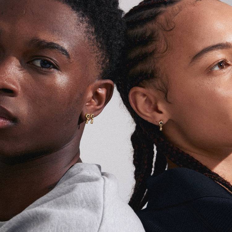 Pilgrim RYPER Recycelte Ohrringe Vergoldet