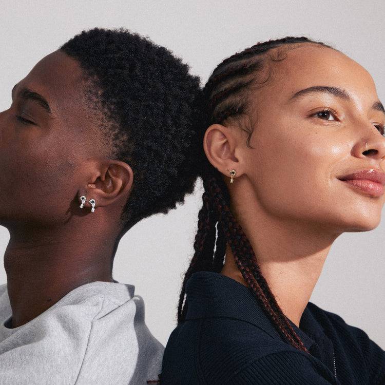 Pilgrim RYPER Recycelte Ohrringe Vergoldet