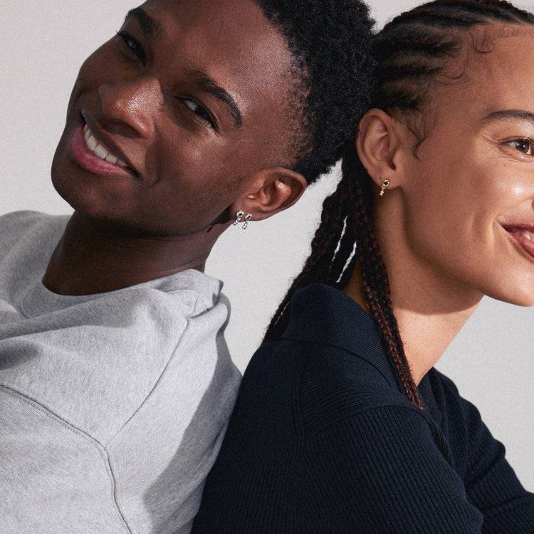 Pilgrim RYPER Recycelte Ohrringe Vergoldet